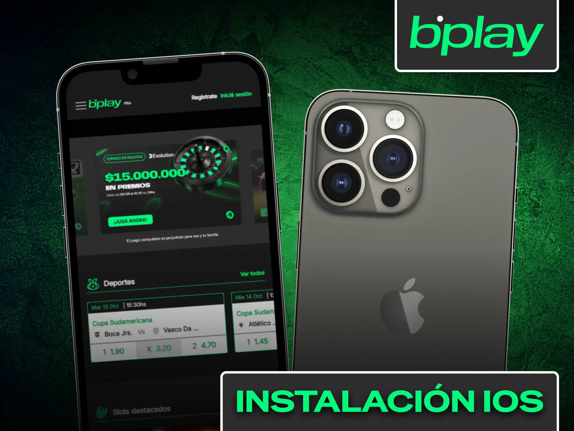 Aprende cómo instalar fácilmente la aplicación móvil de Bplay para dispositivos iOS.
