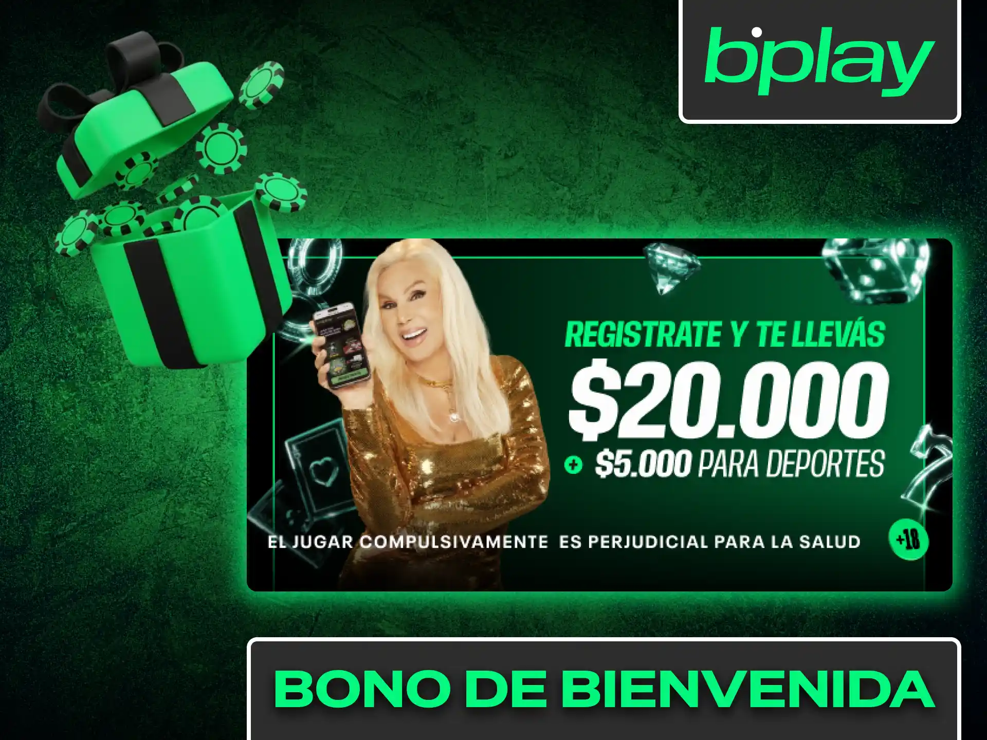 Revisá la evaluación del bono de bienvenida para casino en Bplay.