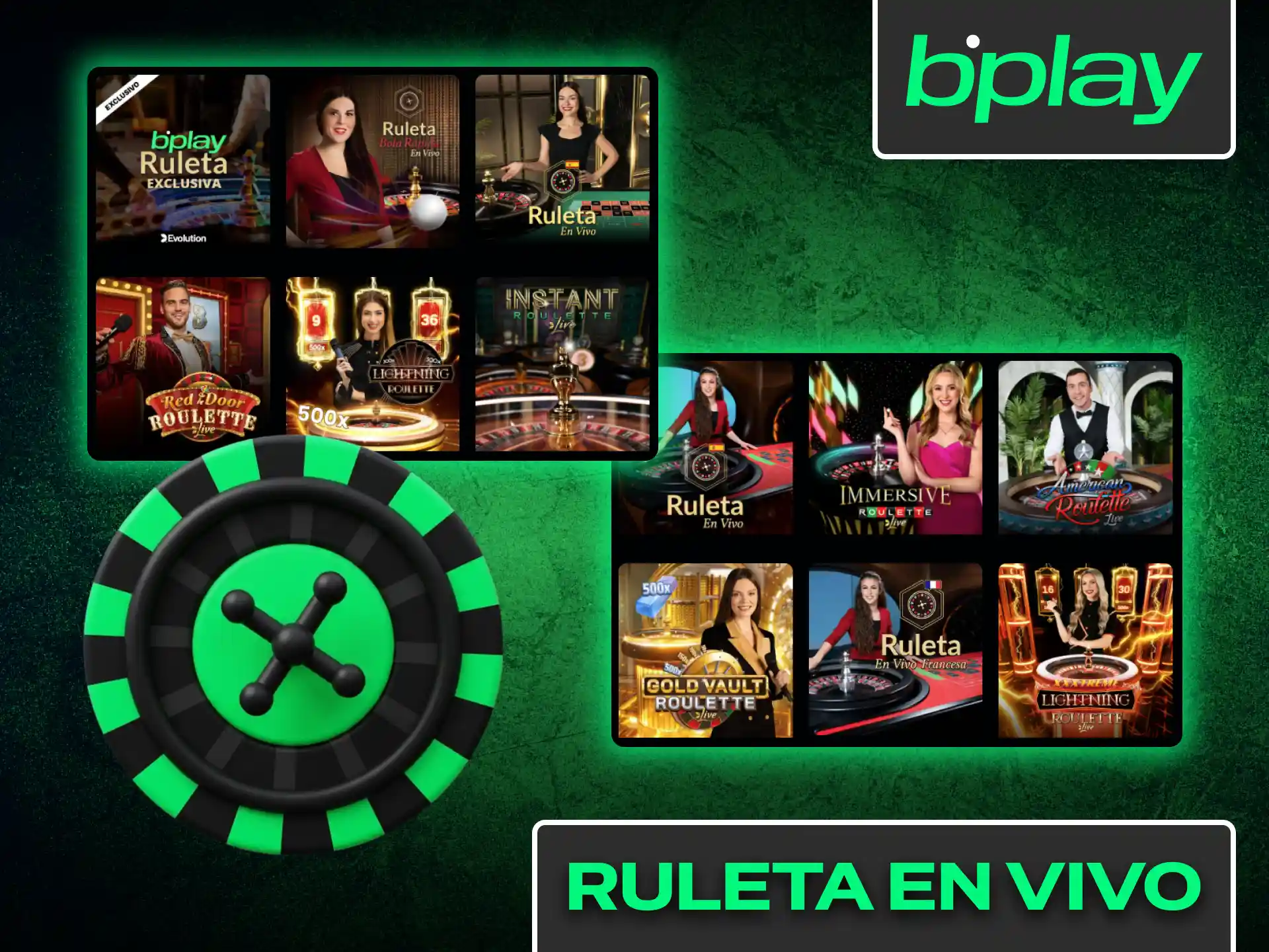 Sentí la adrenalina de girar la ruleta en vivo en Bplay.
