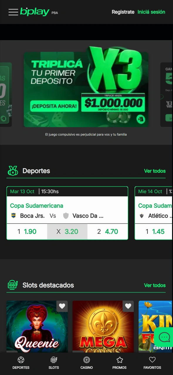Accedé a la plataforma oficial de apuestas de Bplay desde este sitio web.