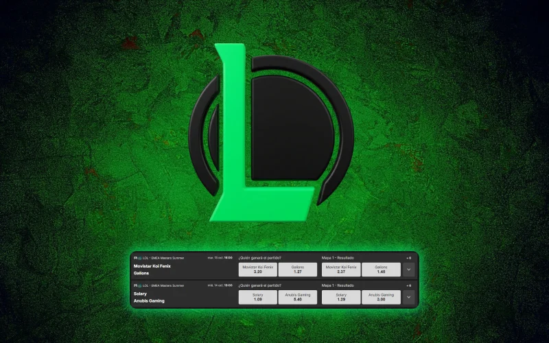 Apuesta en los campeonatos mundiales y ligas regionales de League of Legends en Bplay.