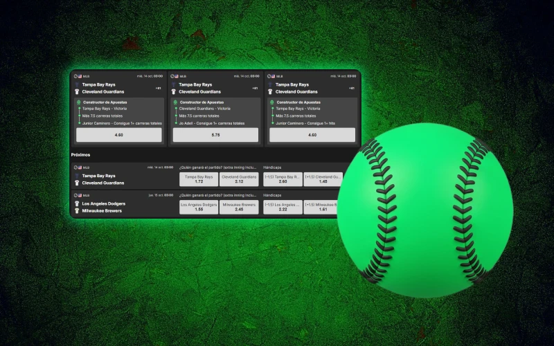 Encuentra los mercados más variados para apostar en partidos de béisbol en Bplay.