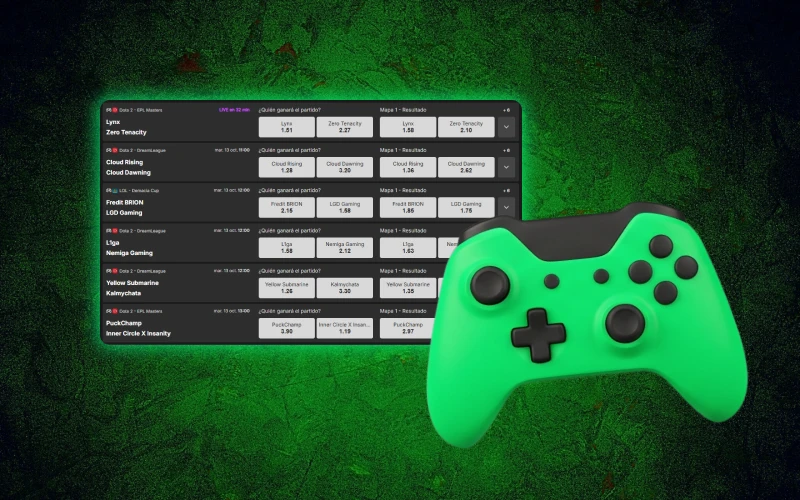 Apuesta en los torneos más relevantes de eSports con transmisiones en vivo en Bplay.