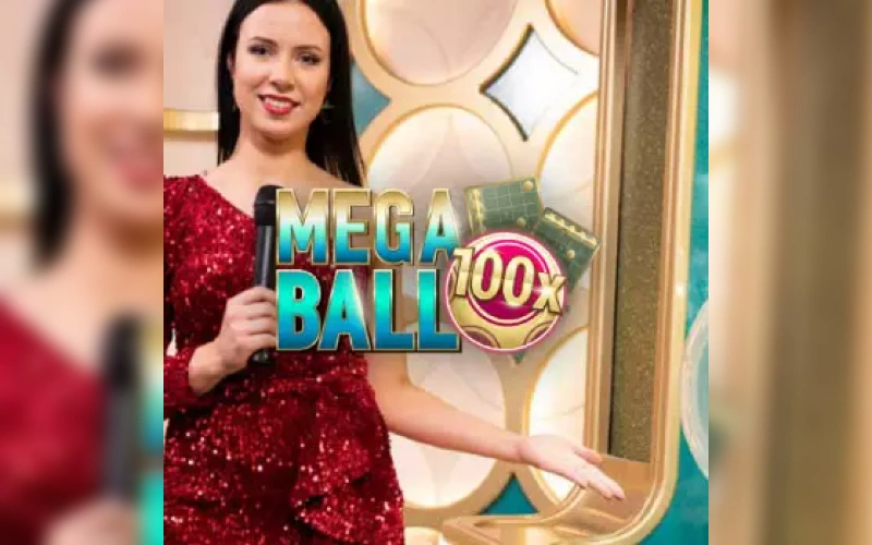 Participá por grandes premios en el show de casino Mega Ball Bplay.