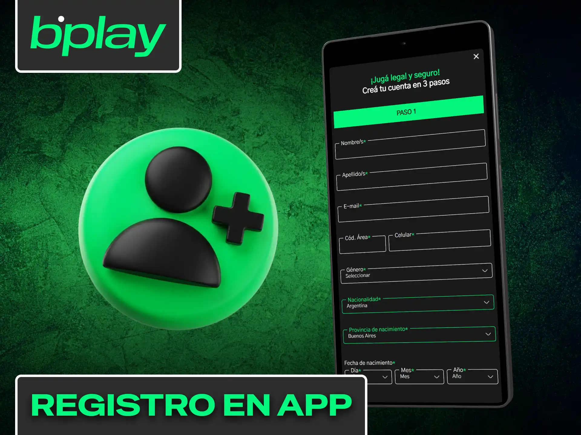 Sigue esta guía paso a paso sobre cómo registrarse en la plataforma de Bplay.