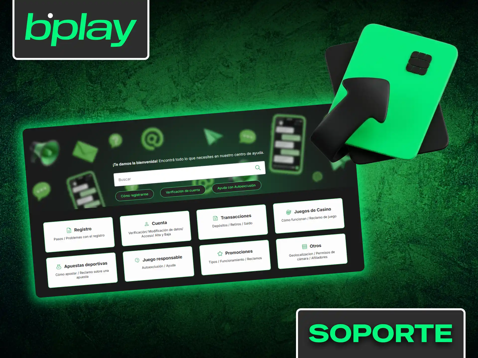 Conocé la evaluación del soporte de Bplay para consultas de retiro.