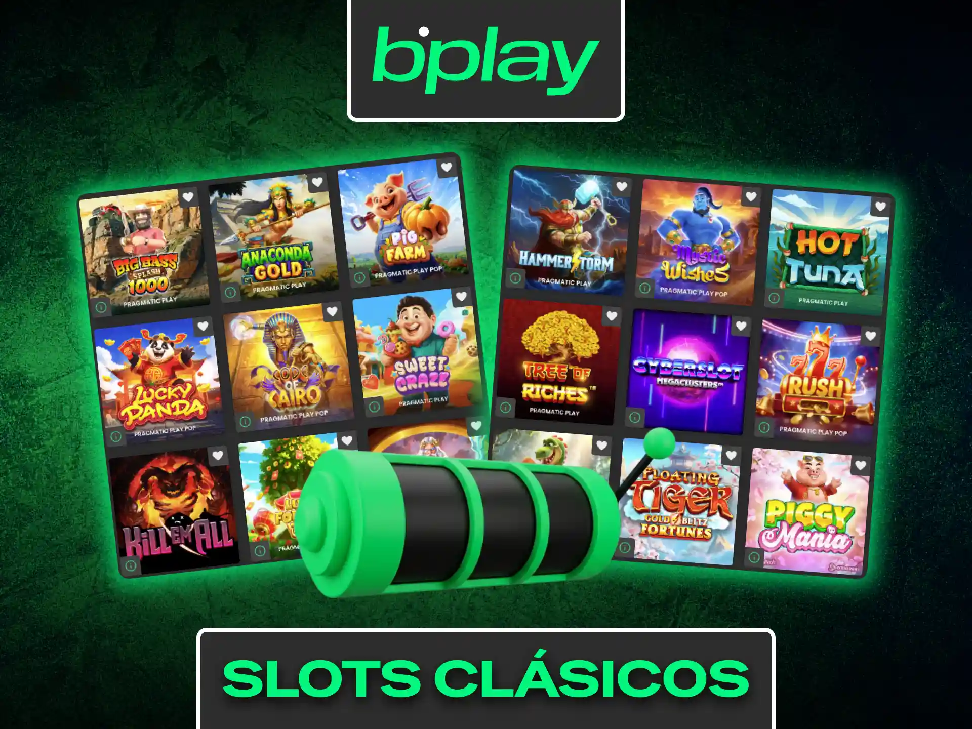 Jugá a los slots clásicos más populares dentro de la plataforma Bplay.