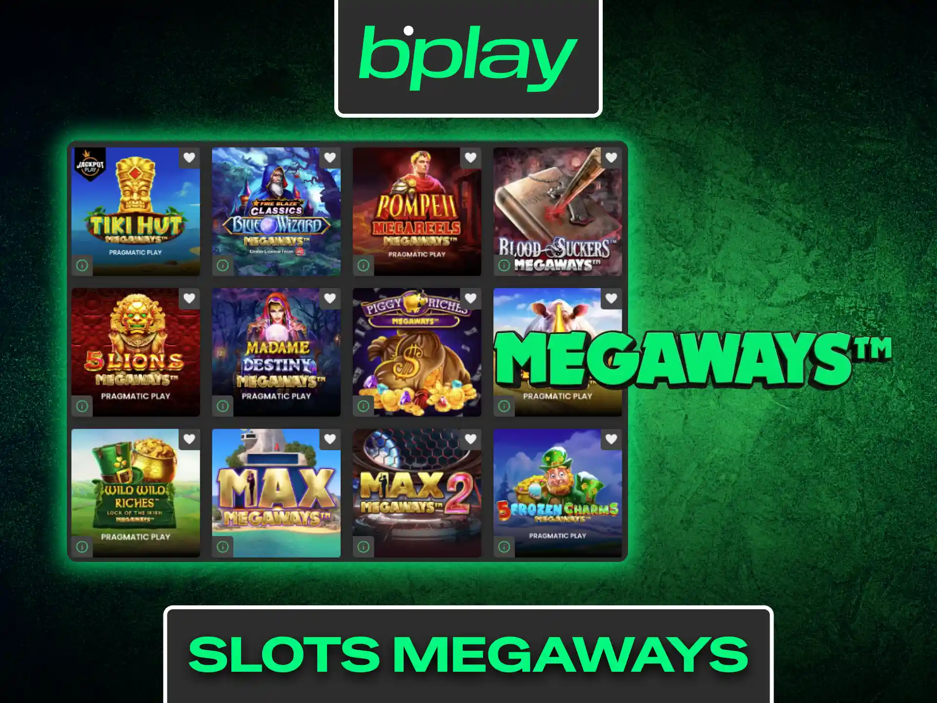 Multiplicá tus formas de ganar con las tragamonedas Megaways en el casino Bplay.