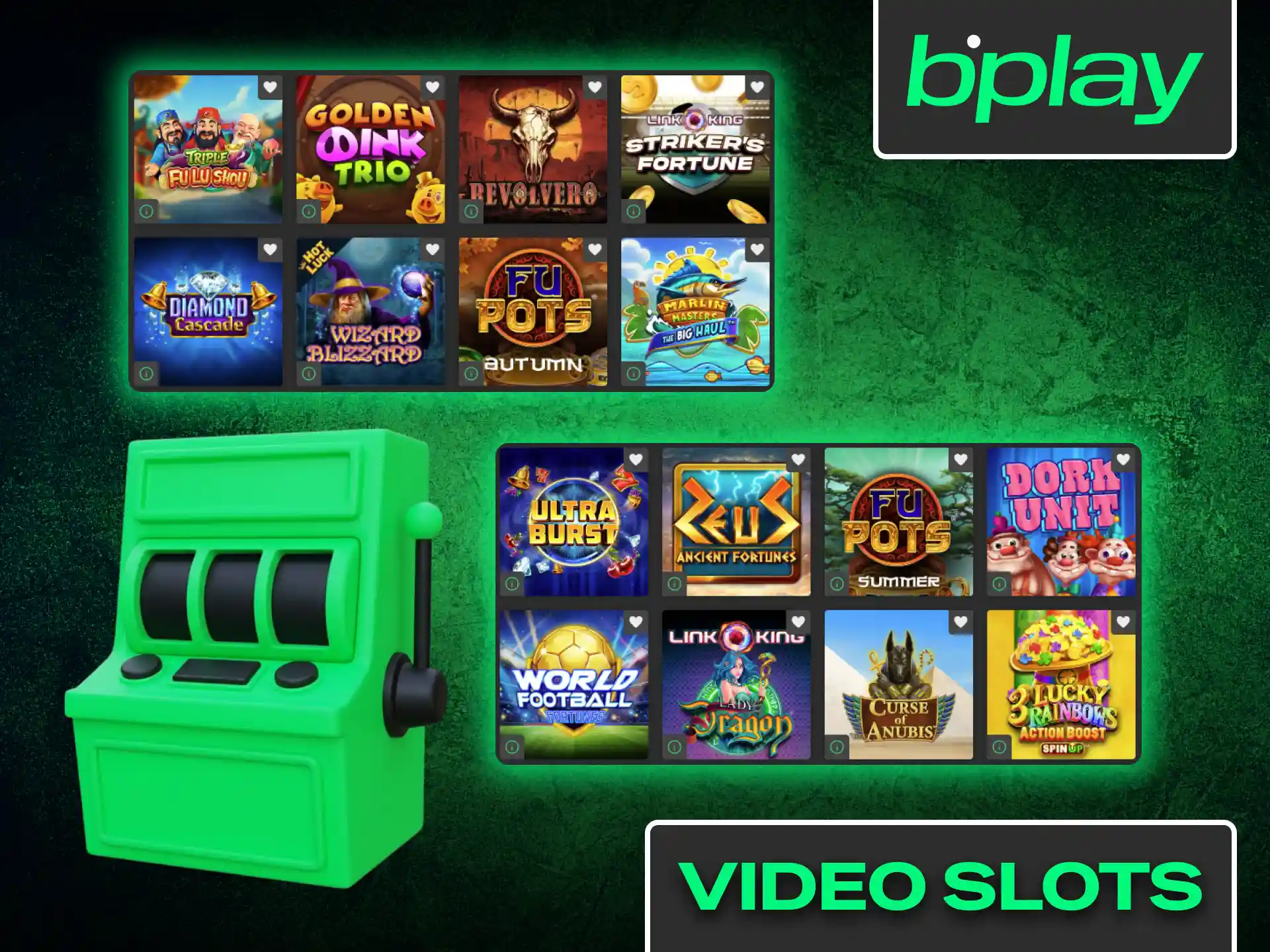 Disfrutá de modernas video slots con gráficos de alta calidad en Bplay.